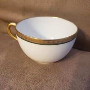 Tea Coffee Cup Robert Haviland Limoges Field China Gold Green Vintage Porcelain